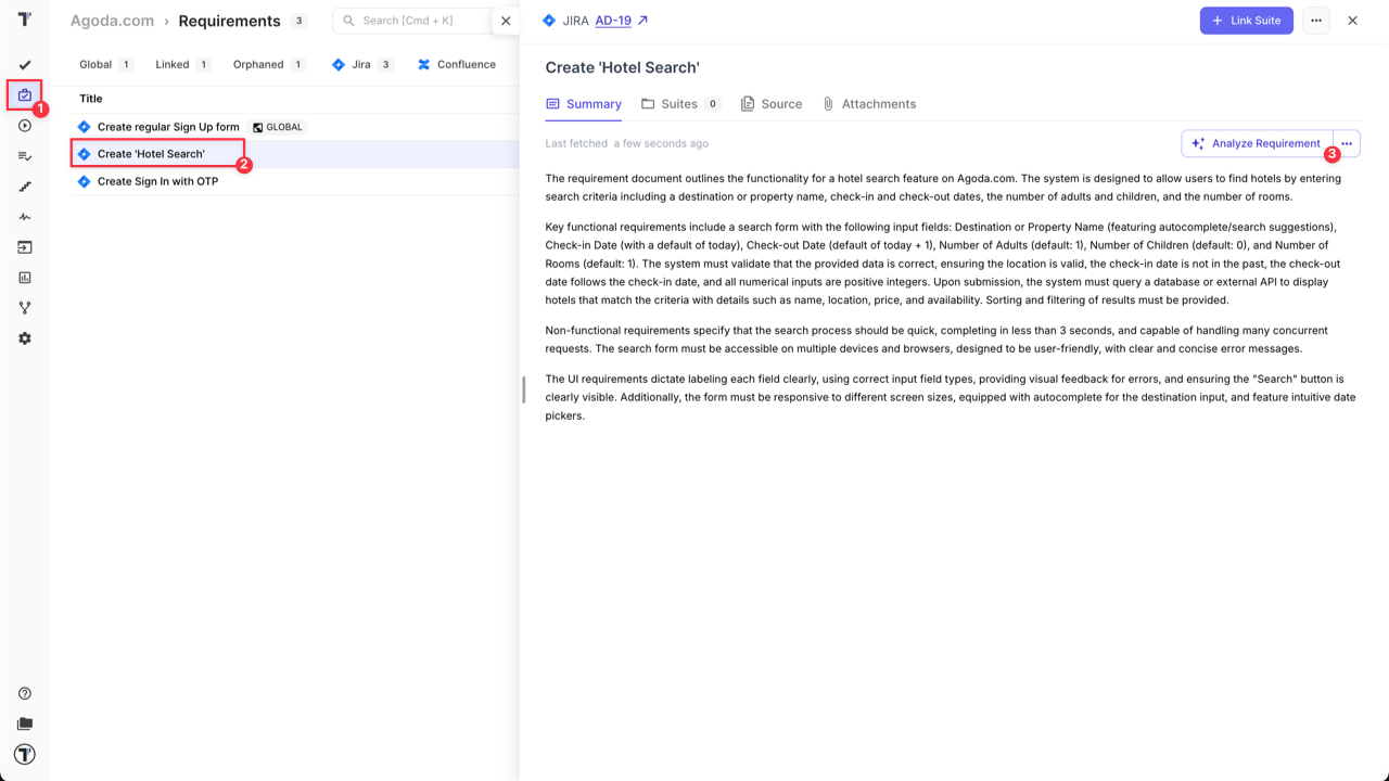 Testomat.io - Requirement